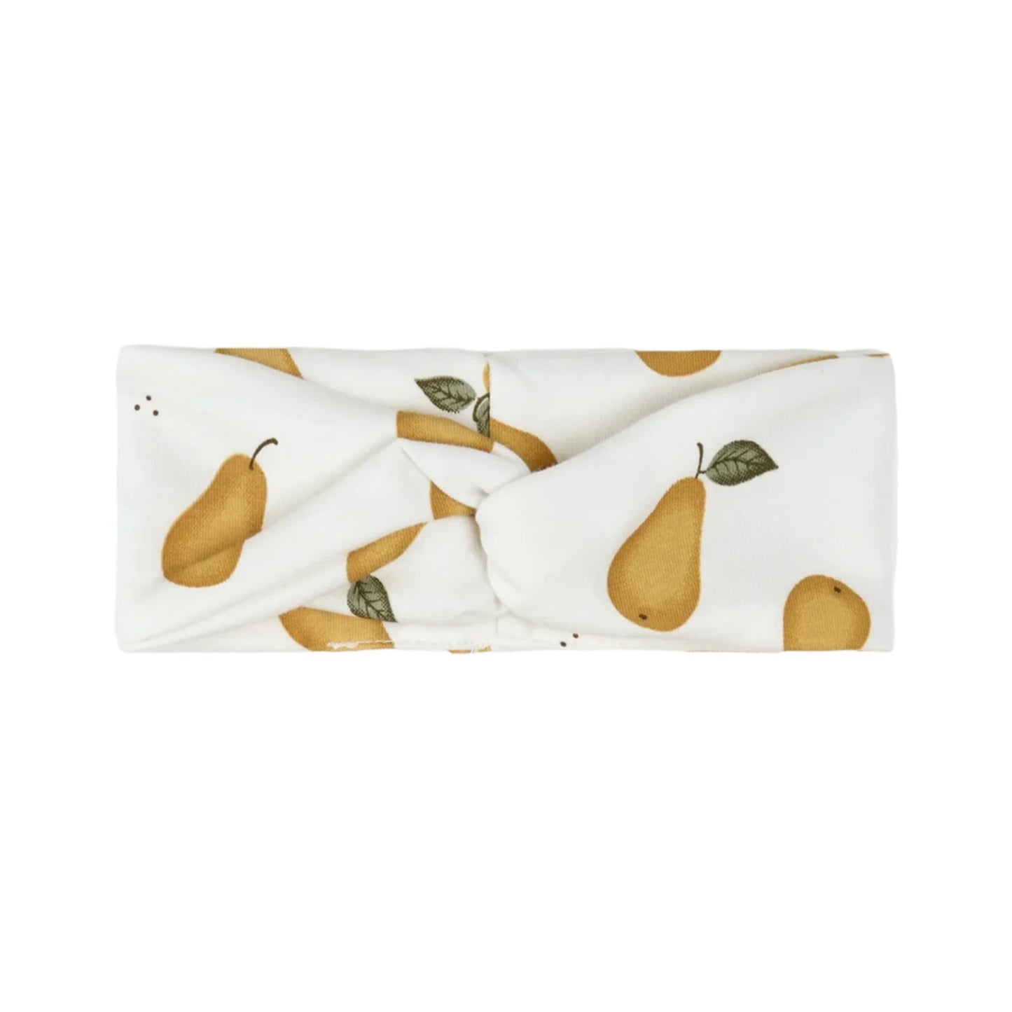 Knit Headband: Gold Pears