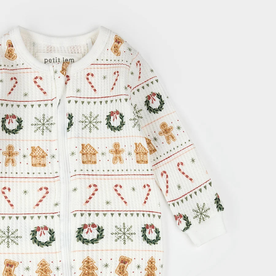 Holiday Treats Thermal Footed Sleeper