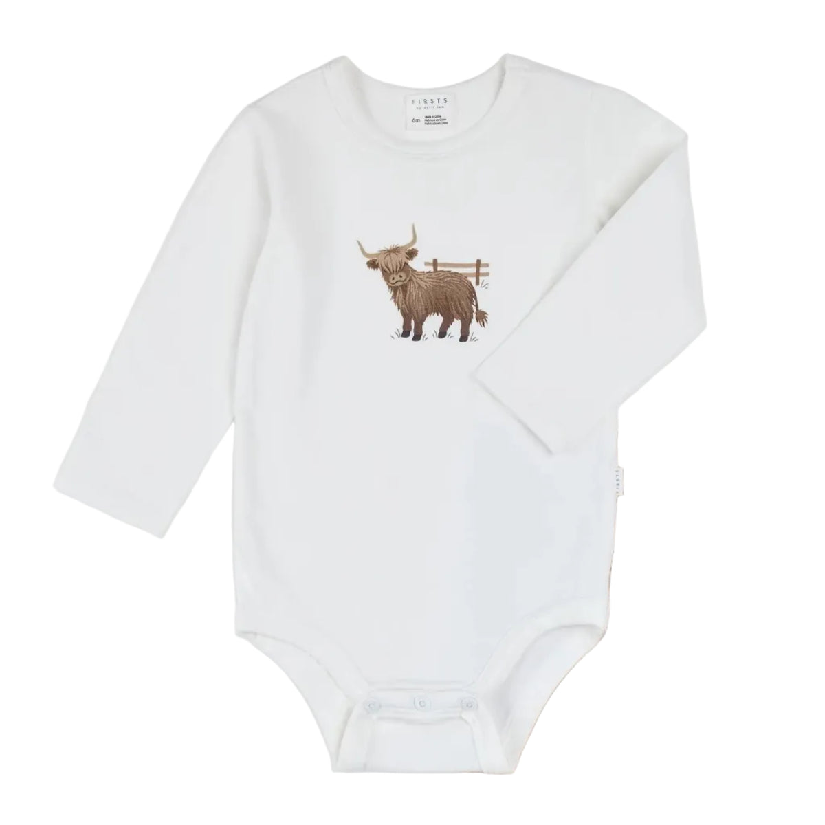 Highland Cow 2pc LunaKnit Bodysuit Set
