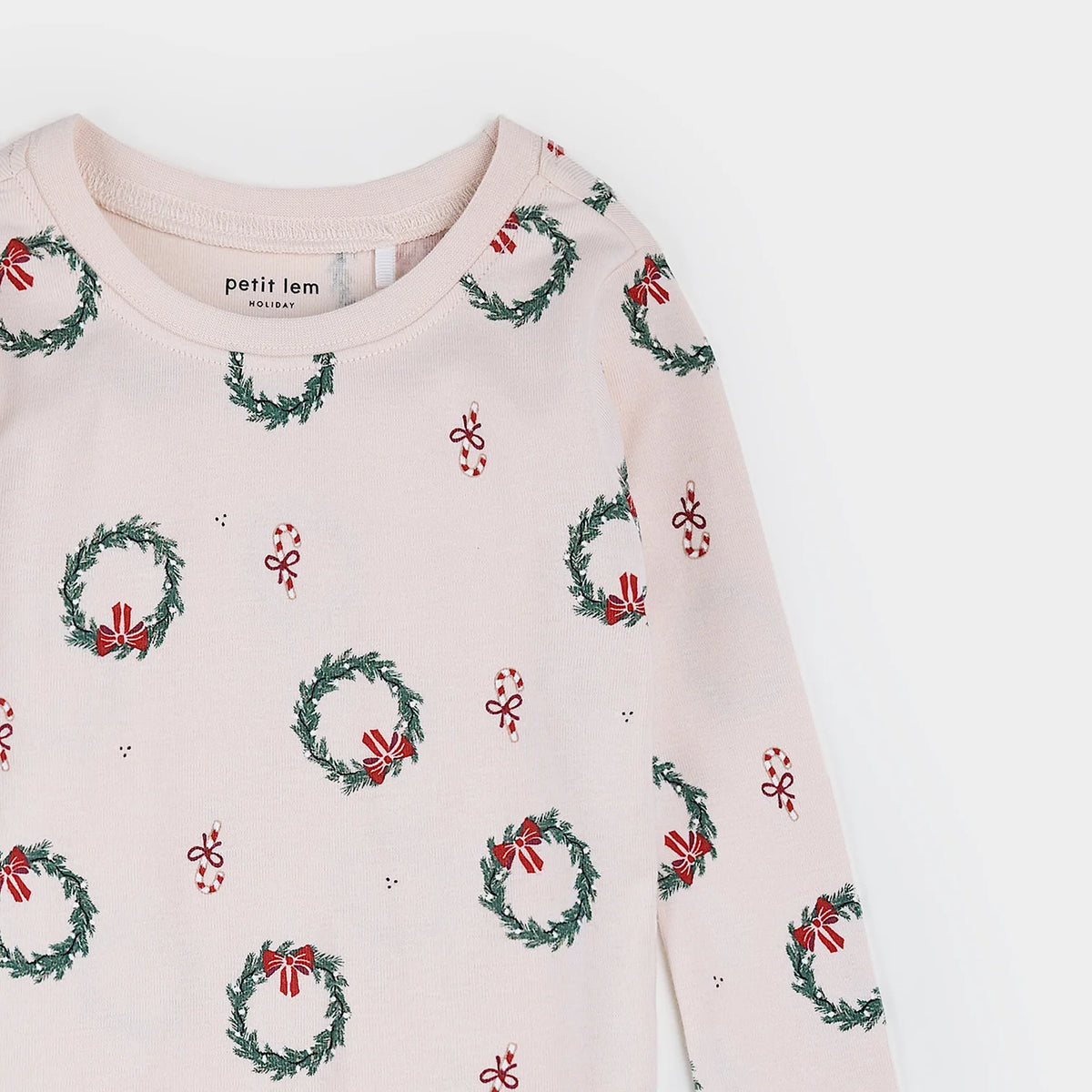 Deck the Halls Pink Pj Set