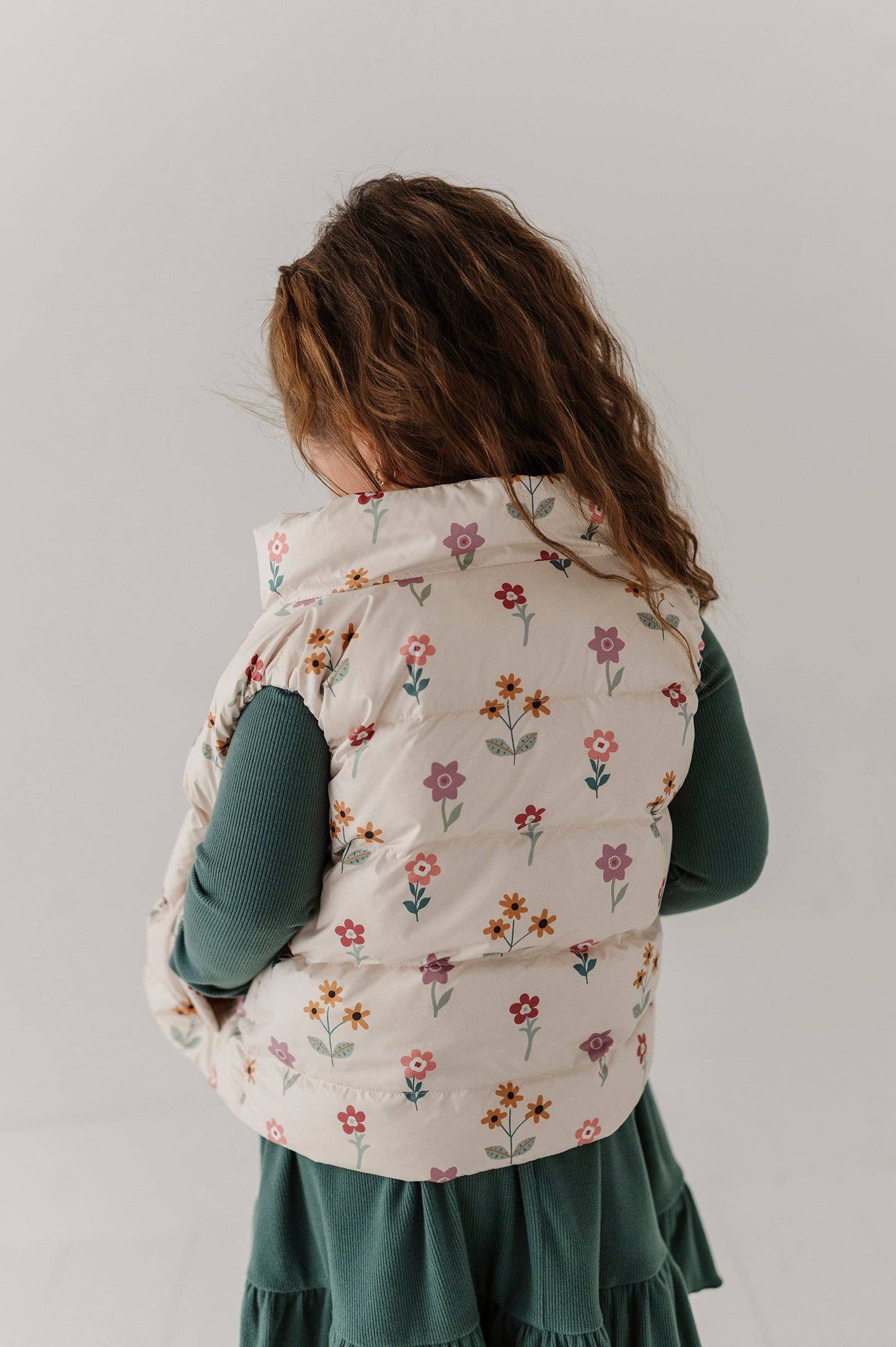 Meadow Bloom Puffer Vest