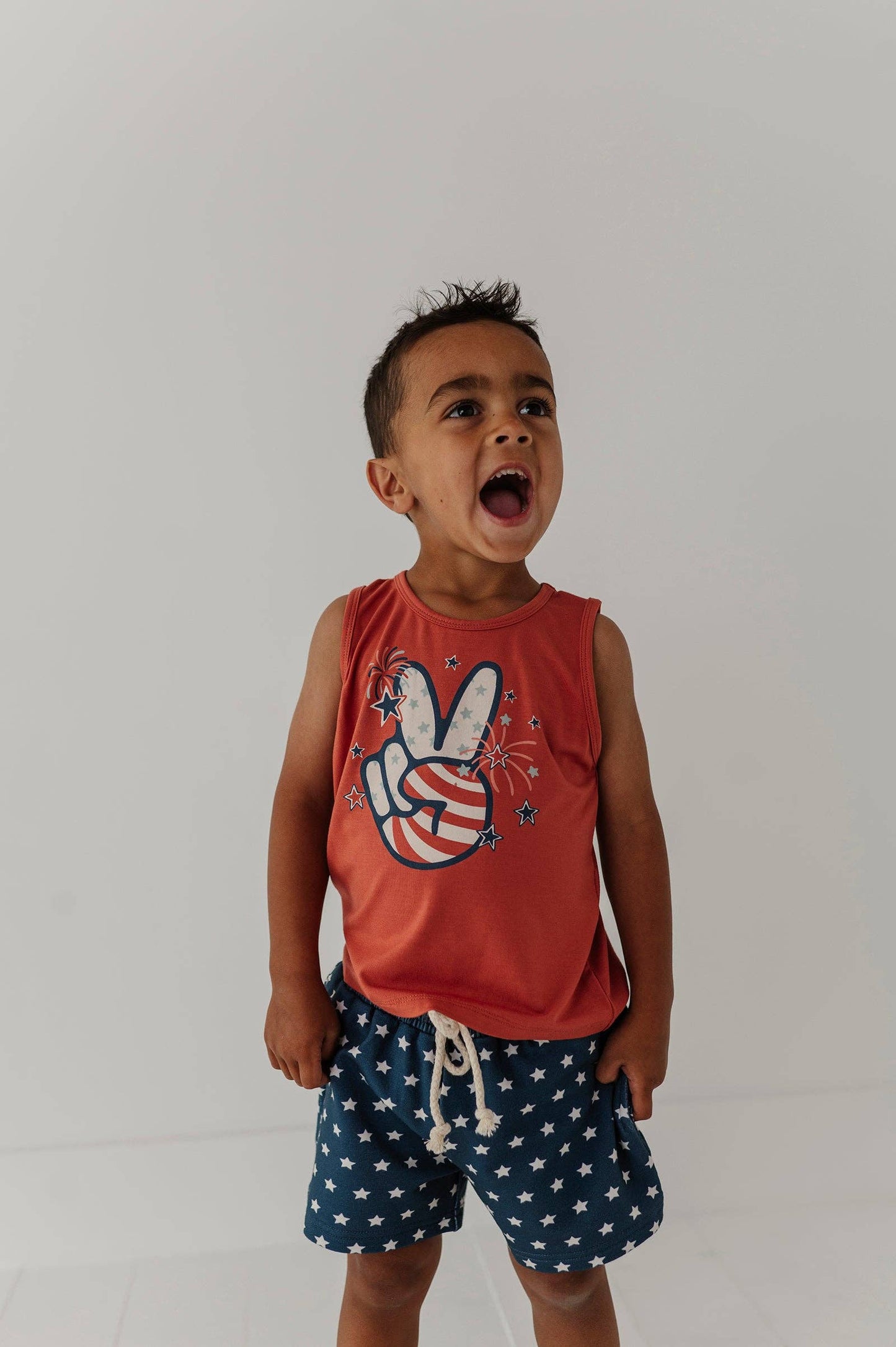 Patriotic Peace Tank Top