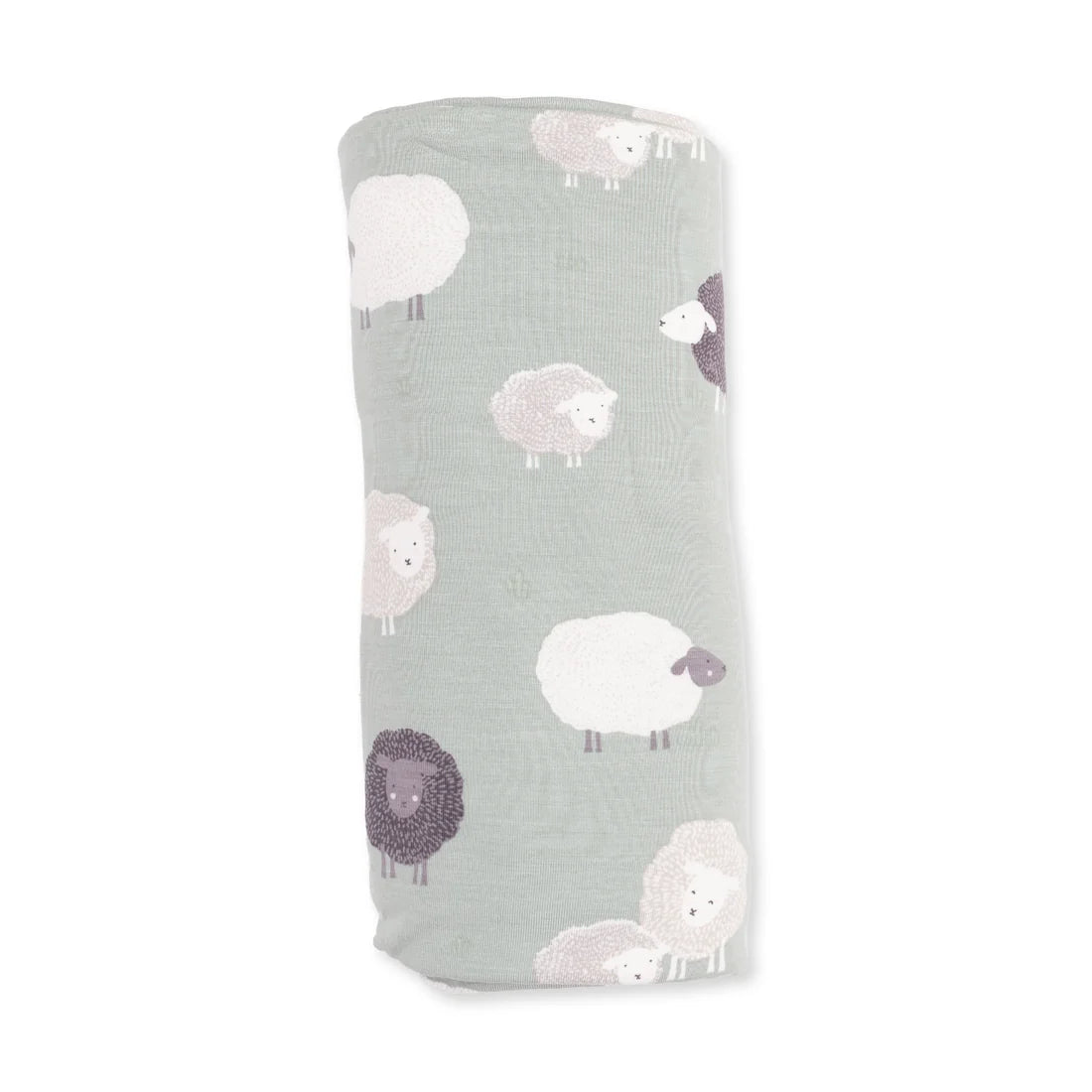 Black Sheep Swaddle Blanket