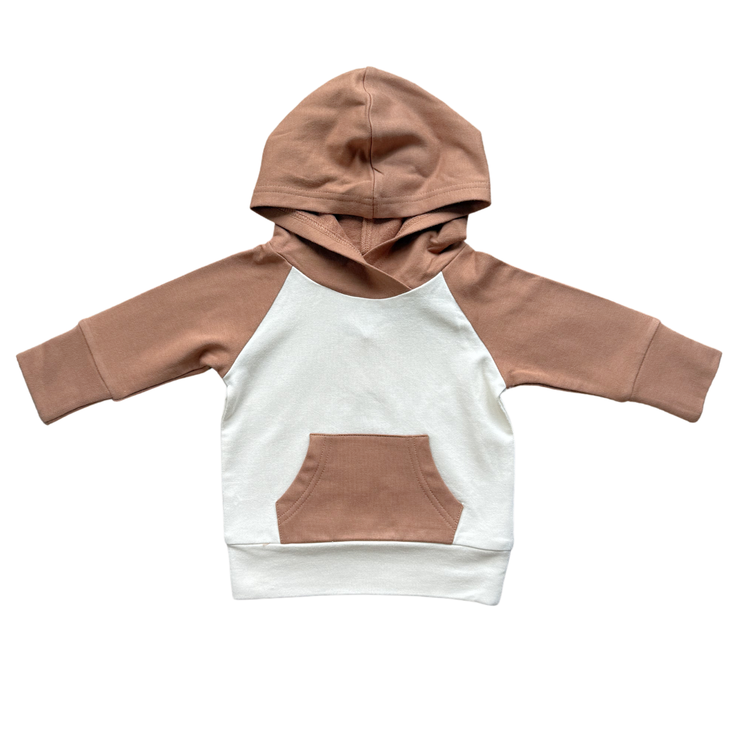 Raglan Bamboo Hoodie -Caramel