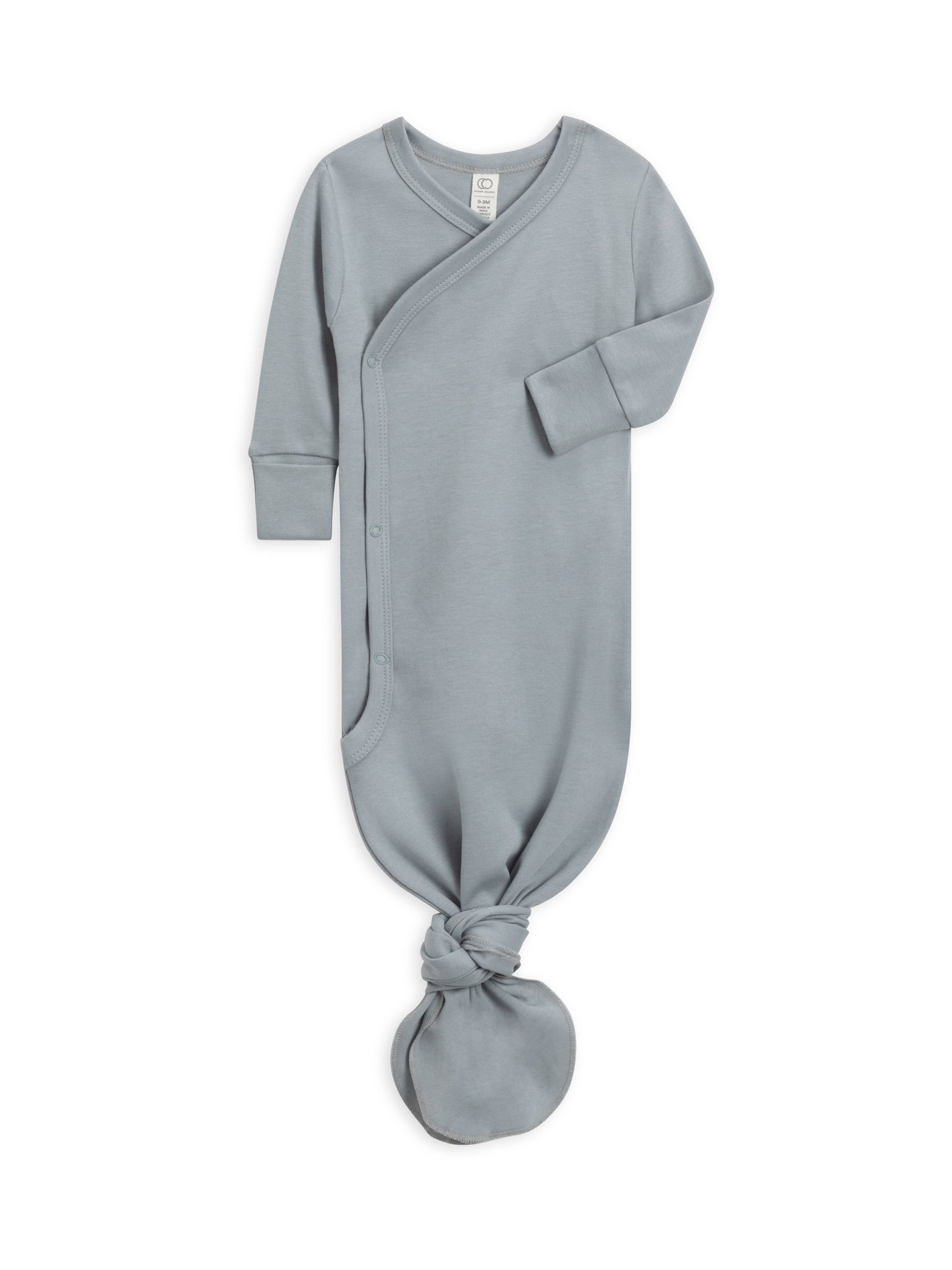 Organic Newborn Indy Kimono Gown - Mist