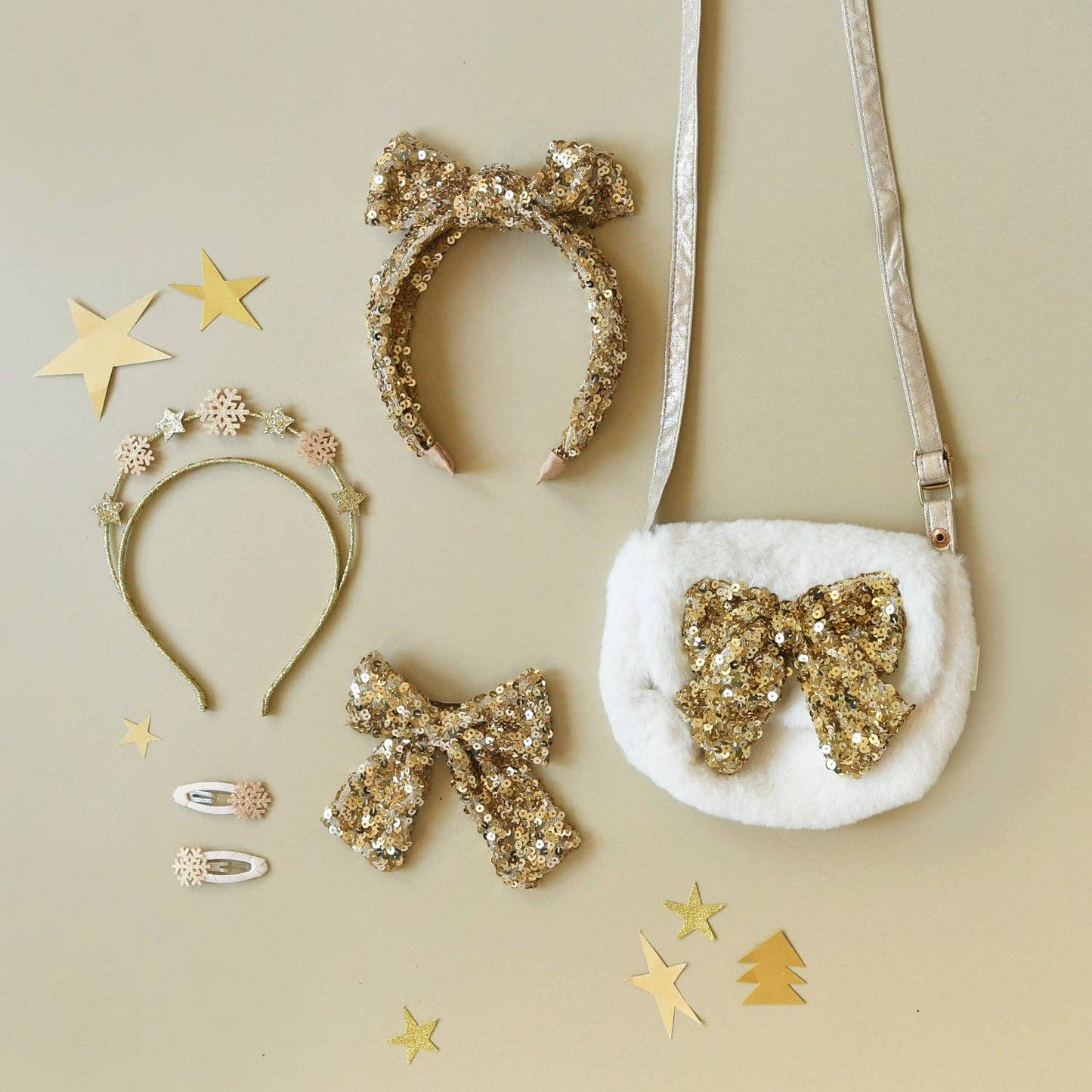 Bedazzle Sequin Bow Headband