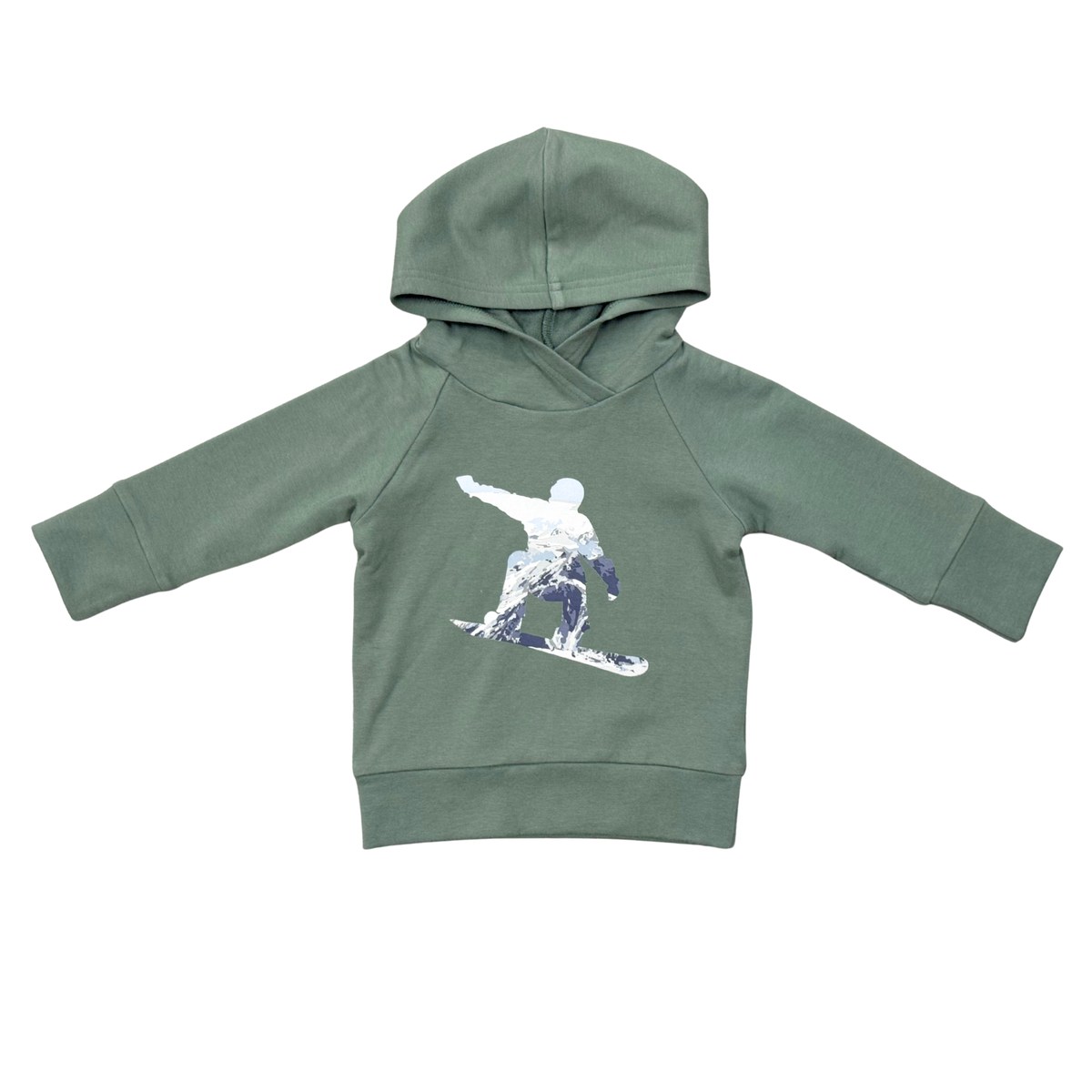 Snowboard Raglan Hoodie