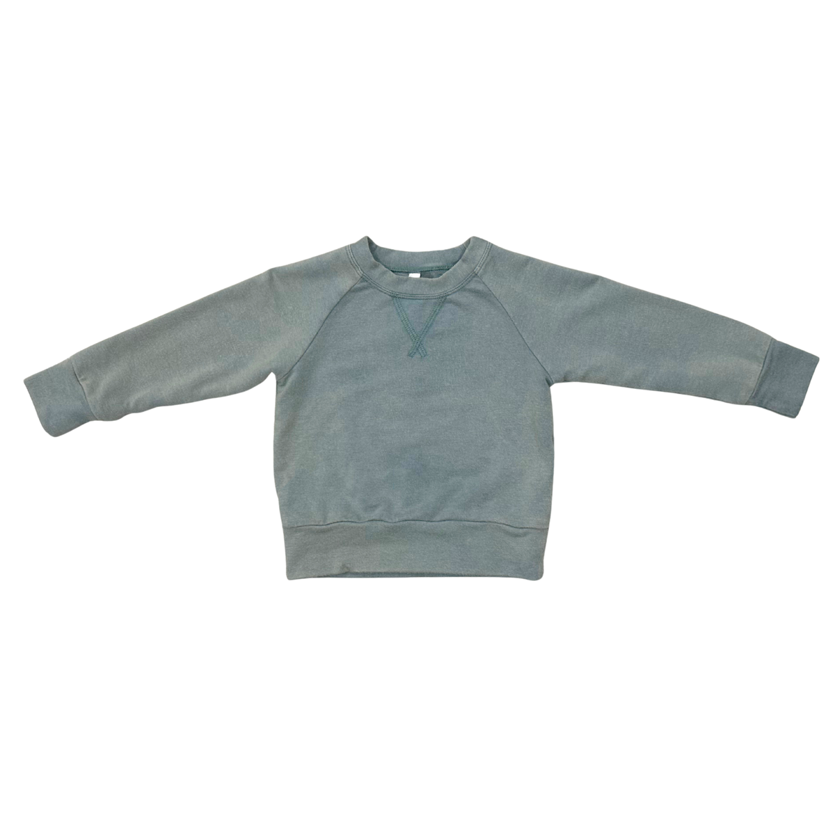 Slate Mist Wash Raglan Sweatshirt