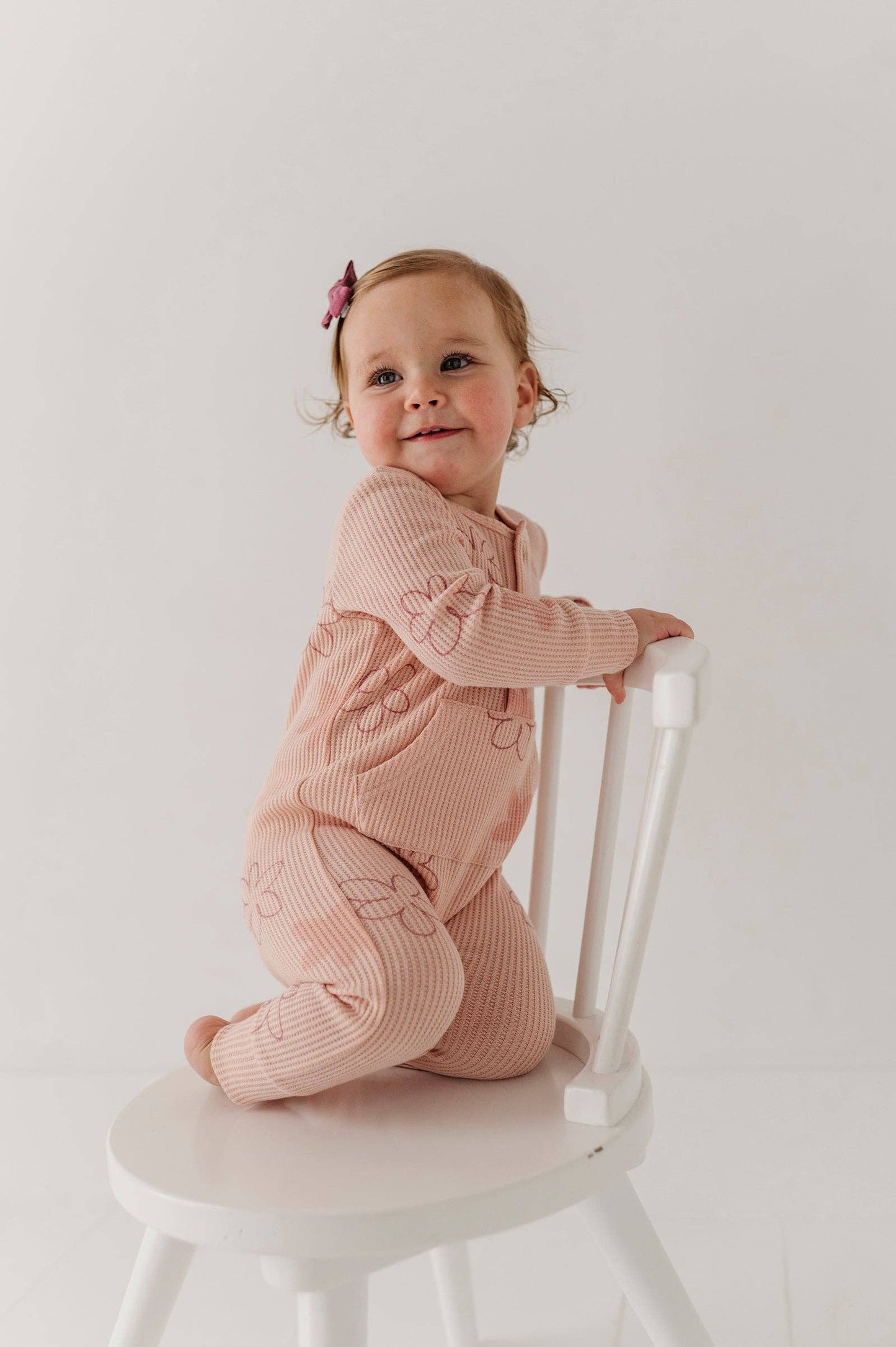 Daisy Doodle Waffle Romper
