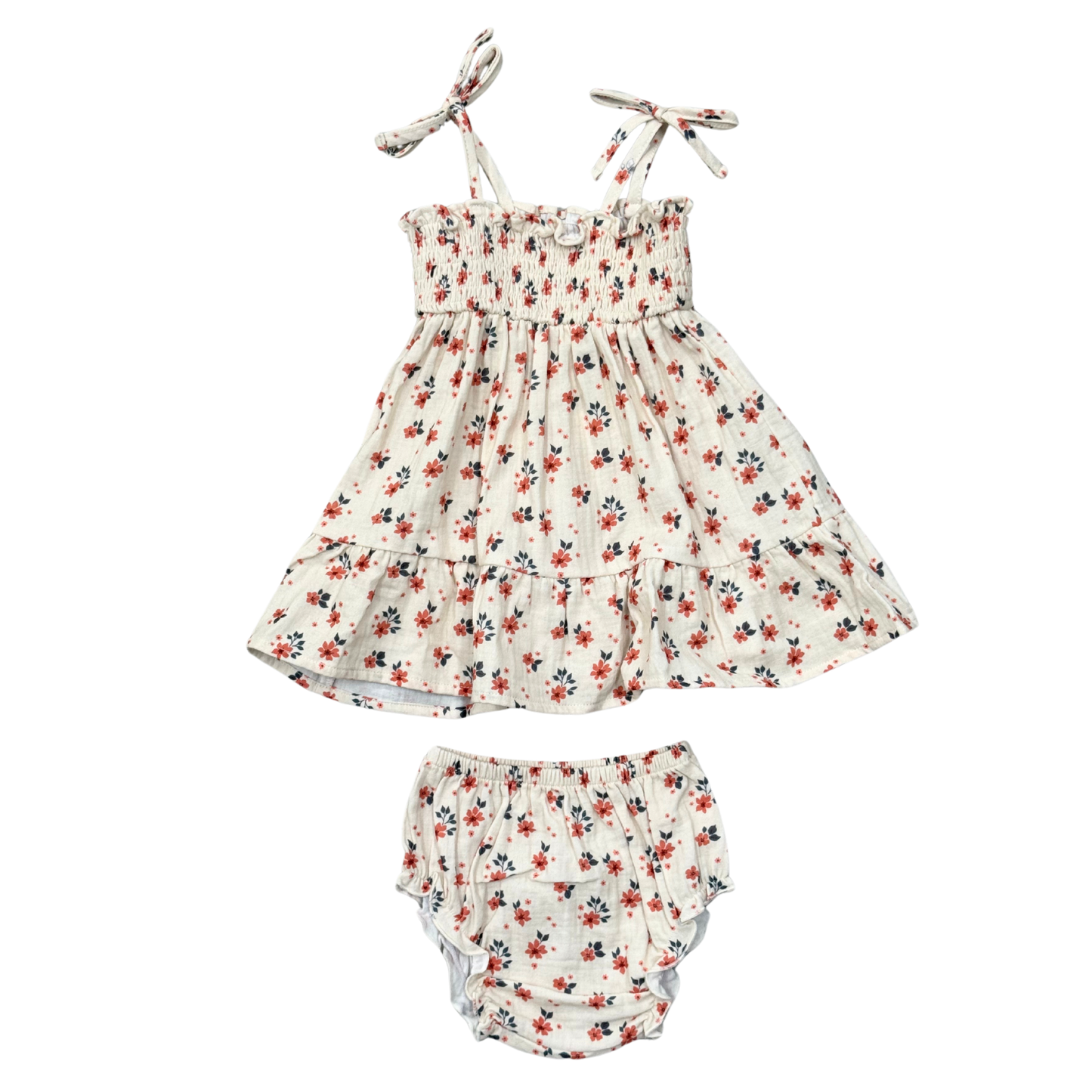 Maya Floral Tiered Mini Dress Set