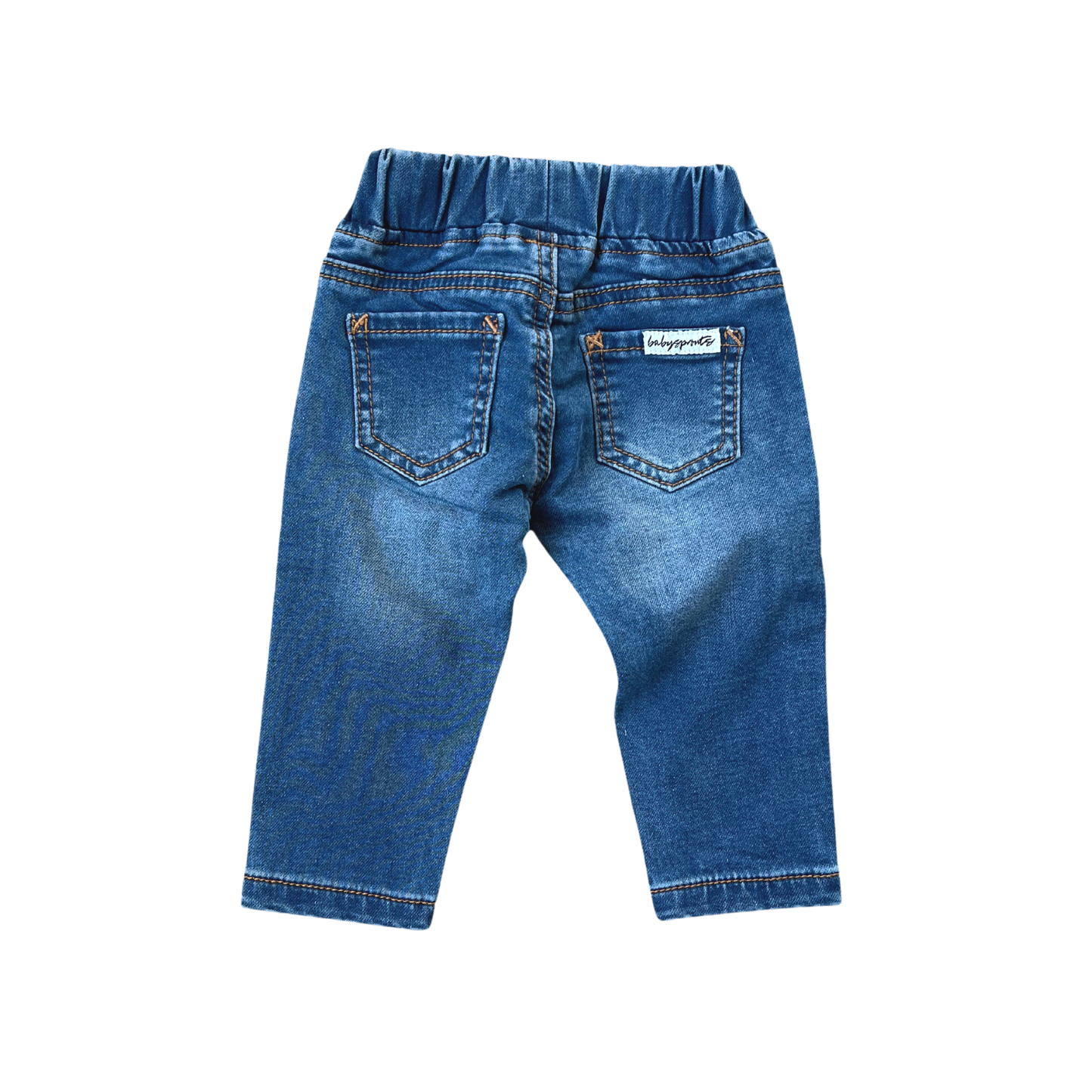 Denim Jeans -Mid Blue Wash