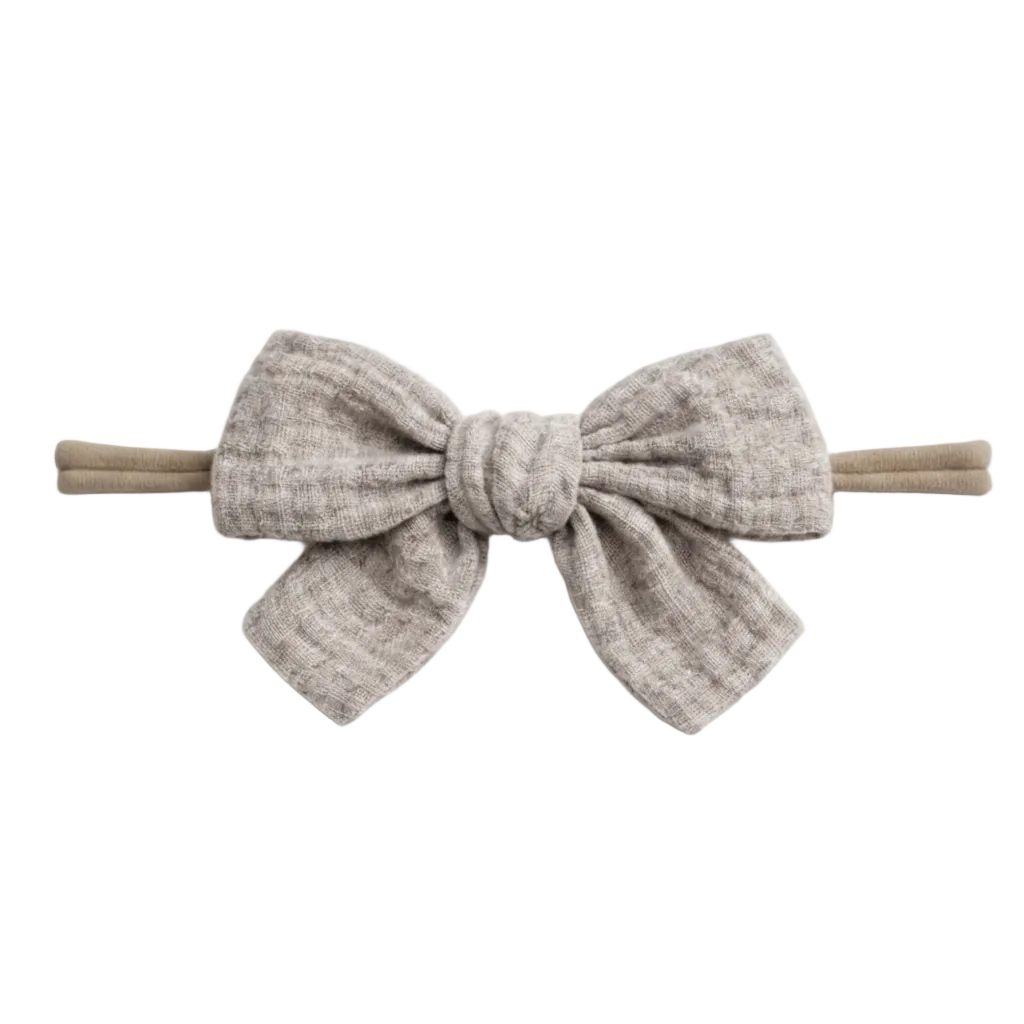 Nylon Bow - Stone