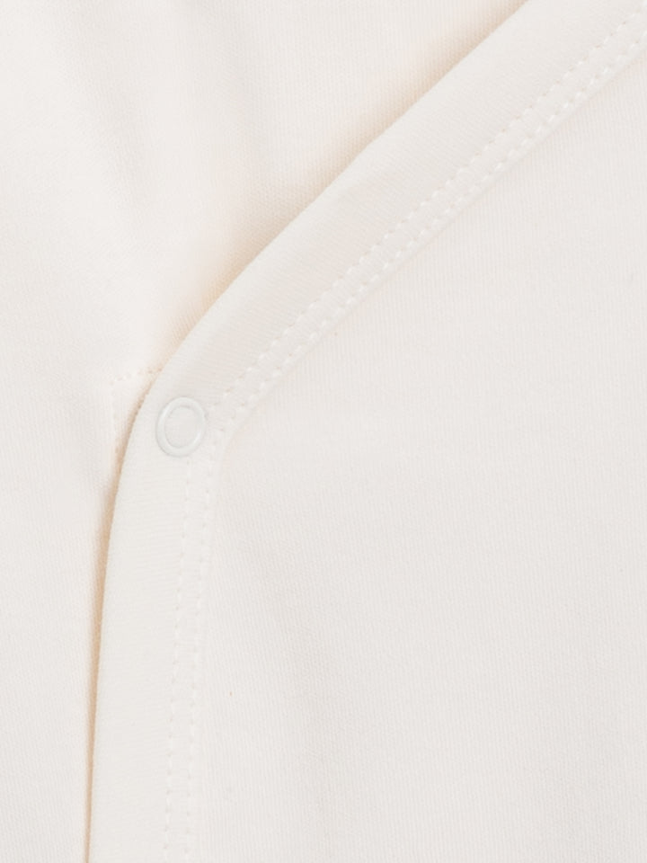 Organic Newborn Indy Kimono Gown - Ivory