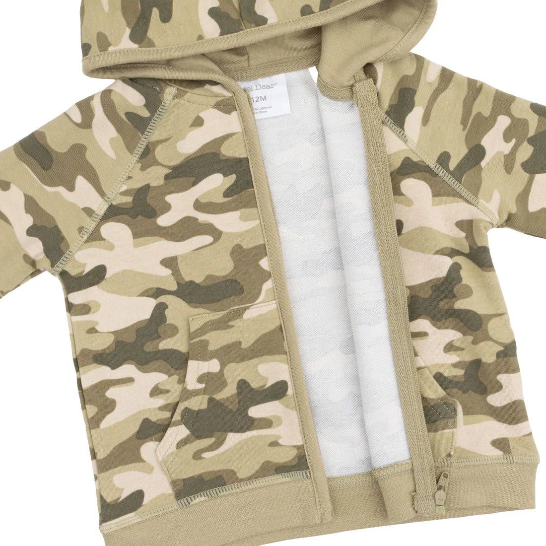 Camo French Terry Zip Hoodie