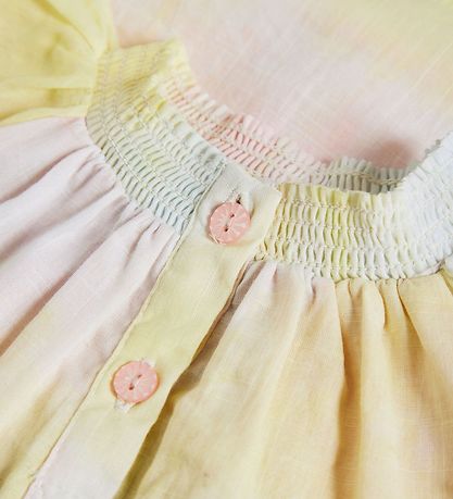 Dress SS AOP: Peach Whip