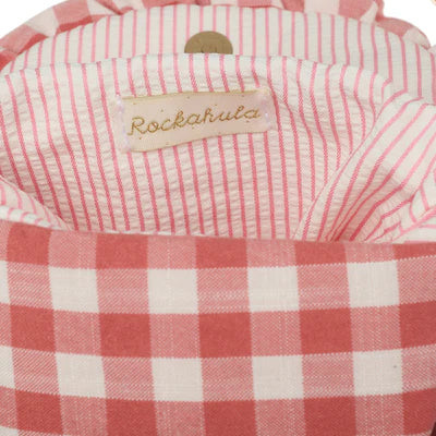 Gingham Ruffle Bow Bag