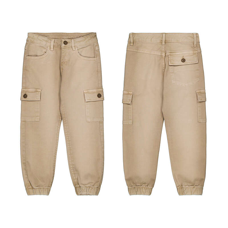 Dark Structured Cargo Pants