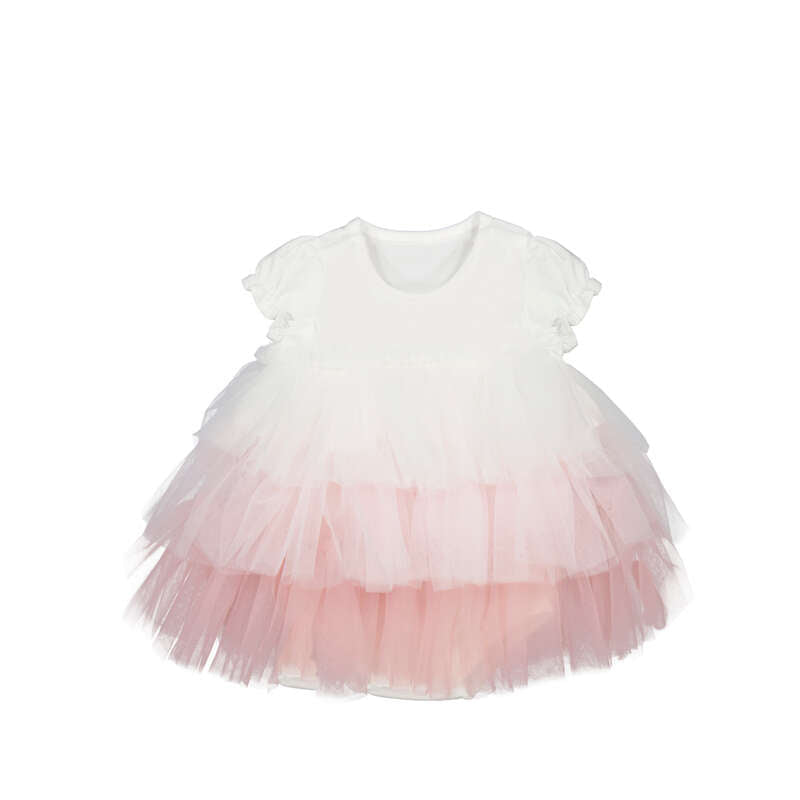 Ombre Pink Tulle Dress
