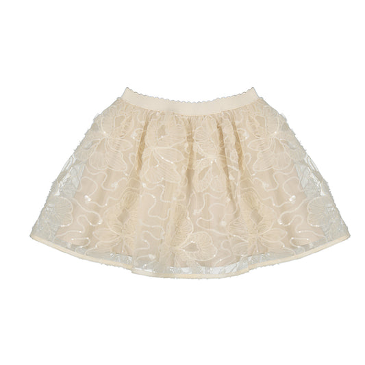 Tul skirt: Cream