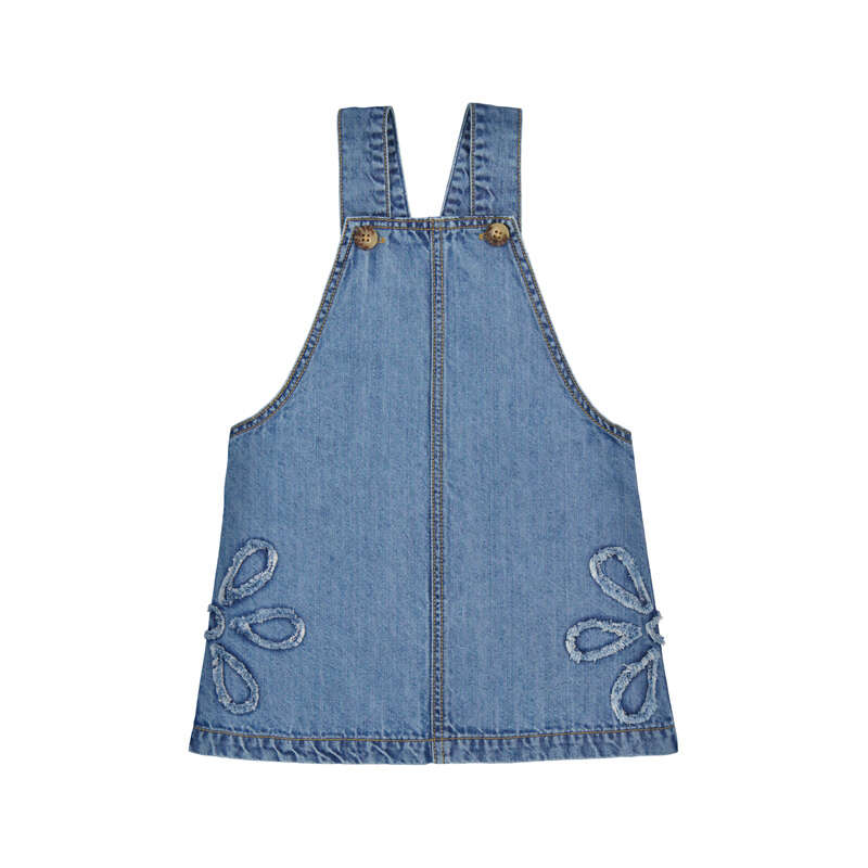 Medium Denim Overall Skirt