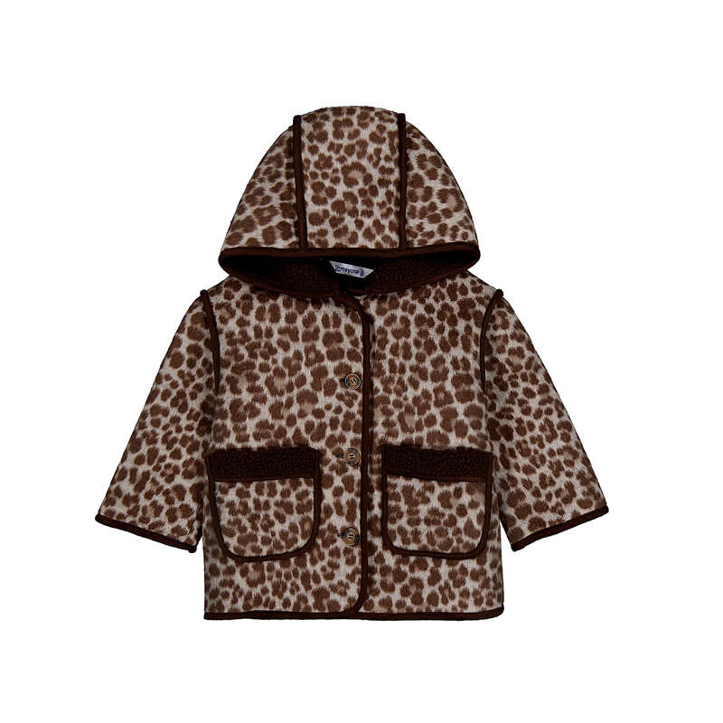 Cheetah Print Jacquard Coat