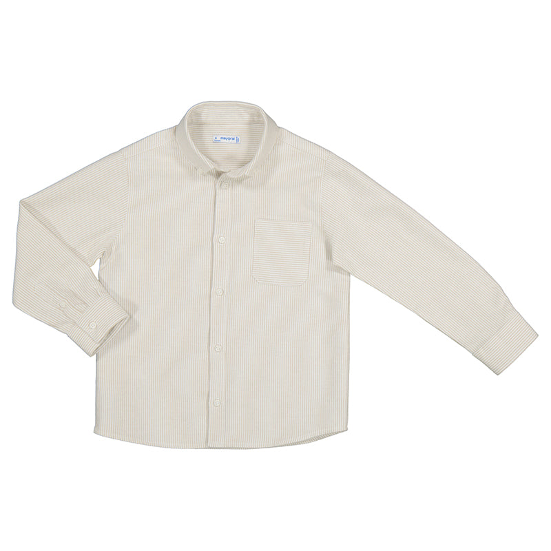 Dark alber L/s stripes oxford shirt