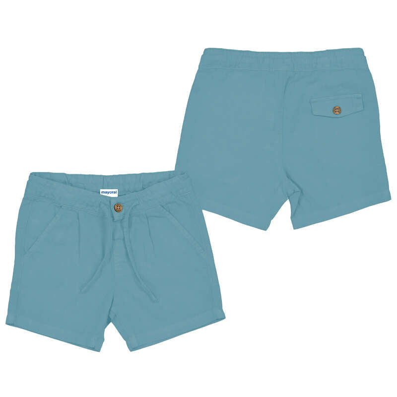 Jade Linen Baby Shorts