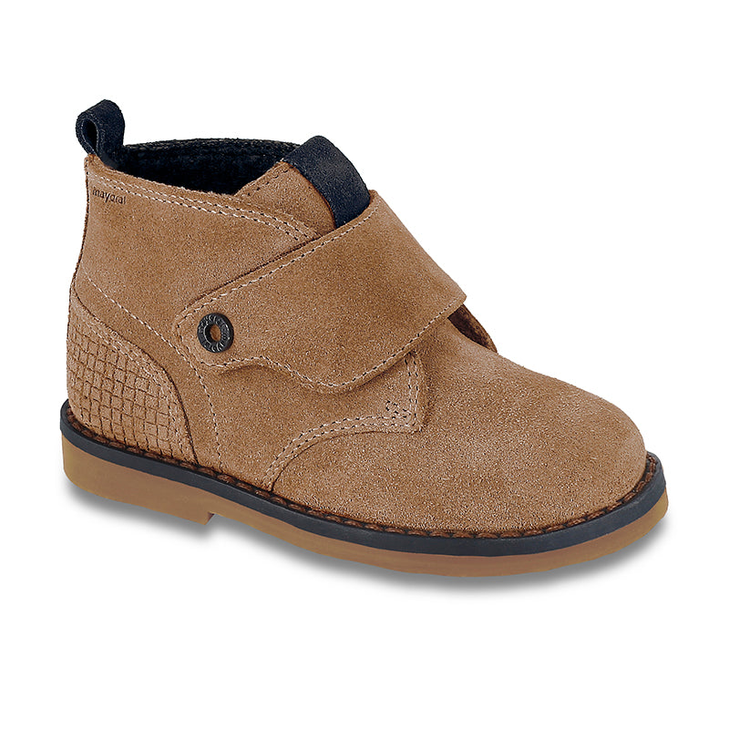 Camel Split Leather Boot