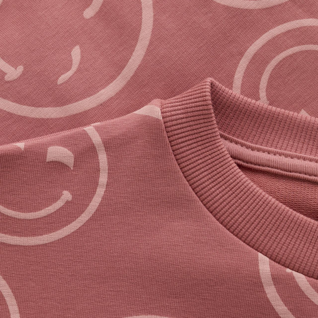 Withered Rose AOP Smiley Sweatshirt
