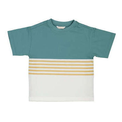 Seaweed Green S/S Striped Shirt