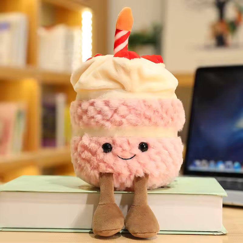 Pink Birthday Cake Plushie