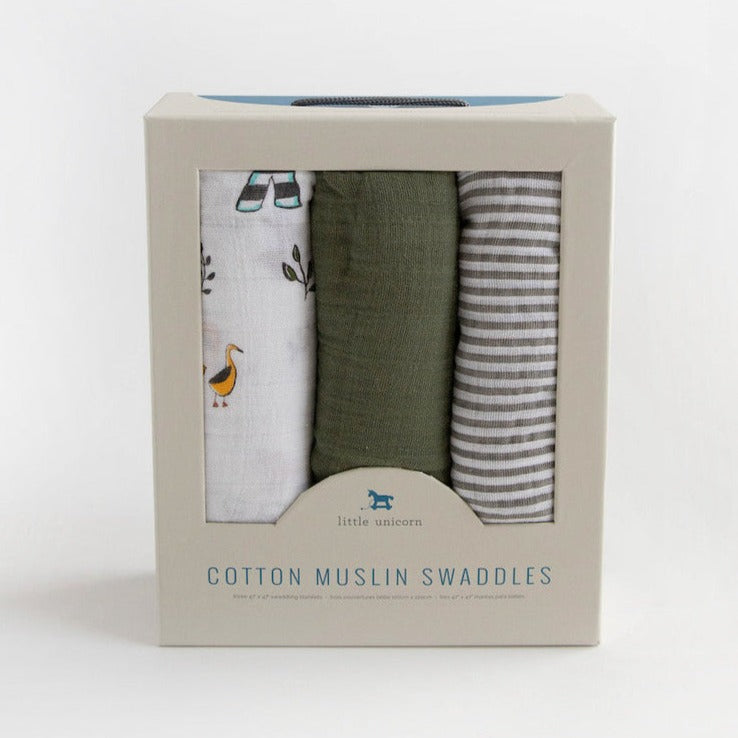 Forest Friends 2 Swaddle Set