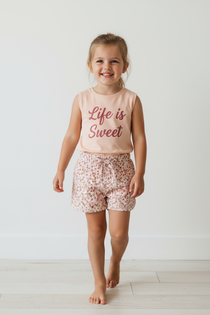 Vanilla Ice Floral Shorts
