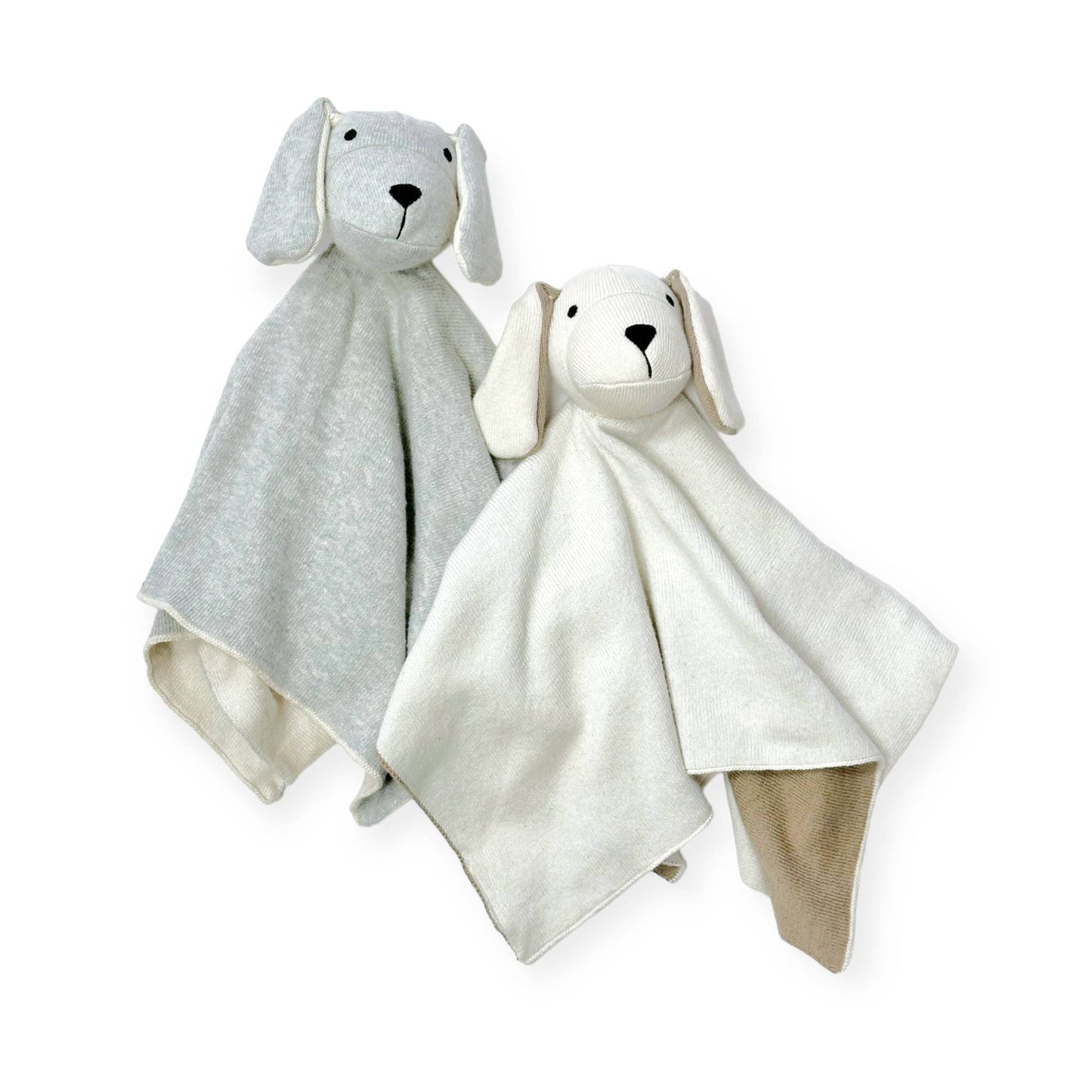 Organic Cotton Lovey - Heather Grey Puppy Dog