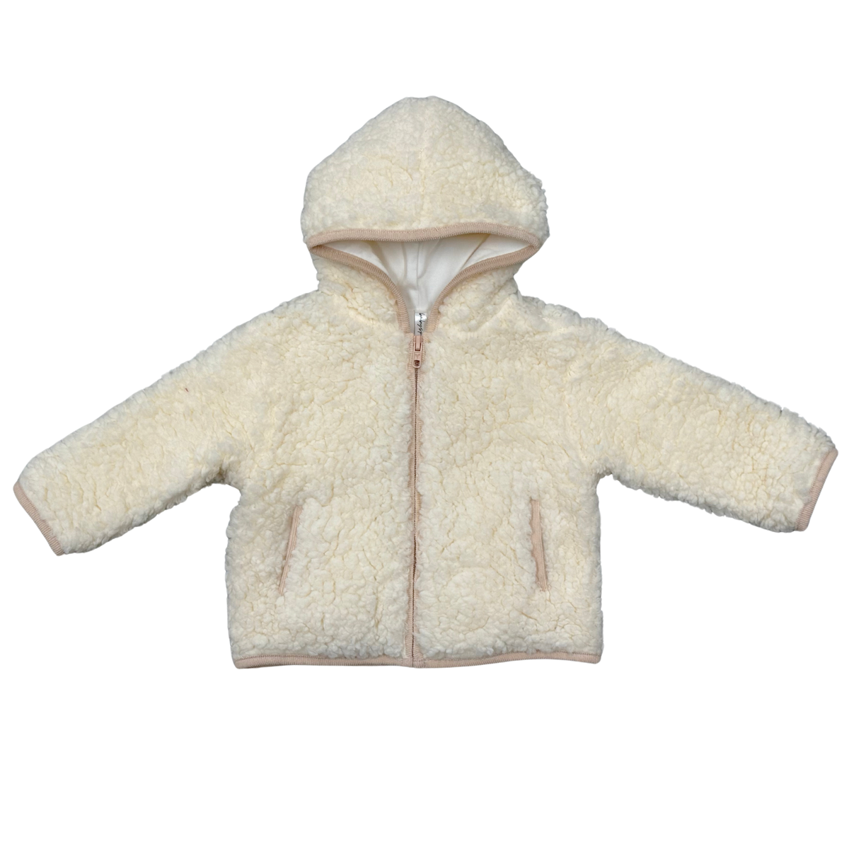 Cream Sherpa Jacket