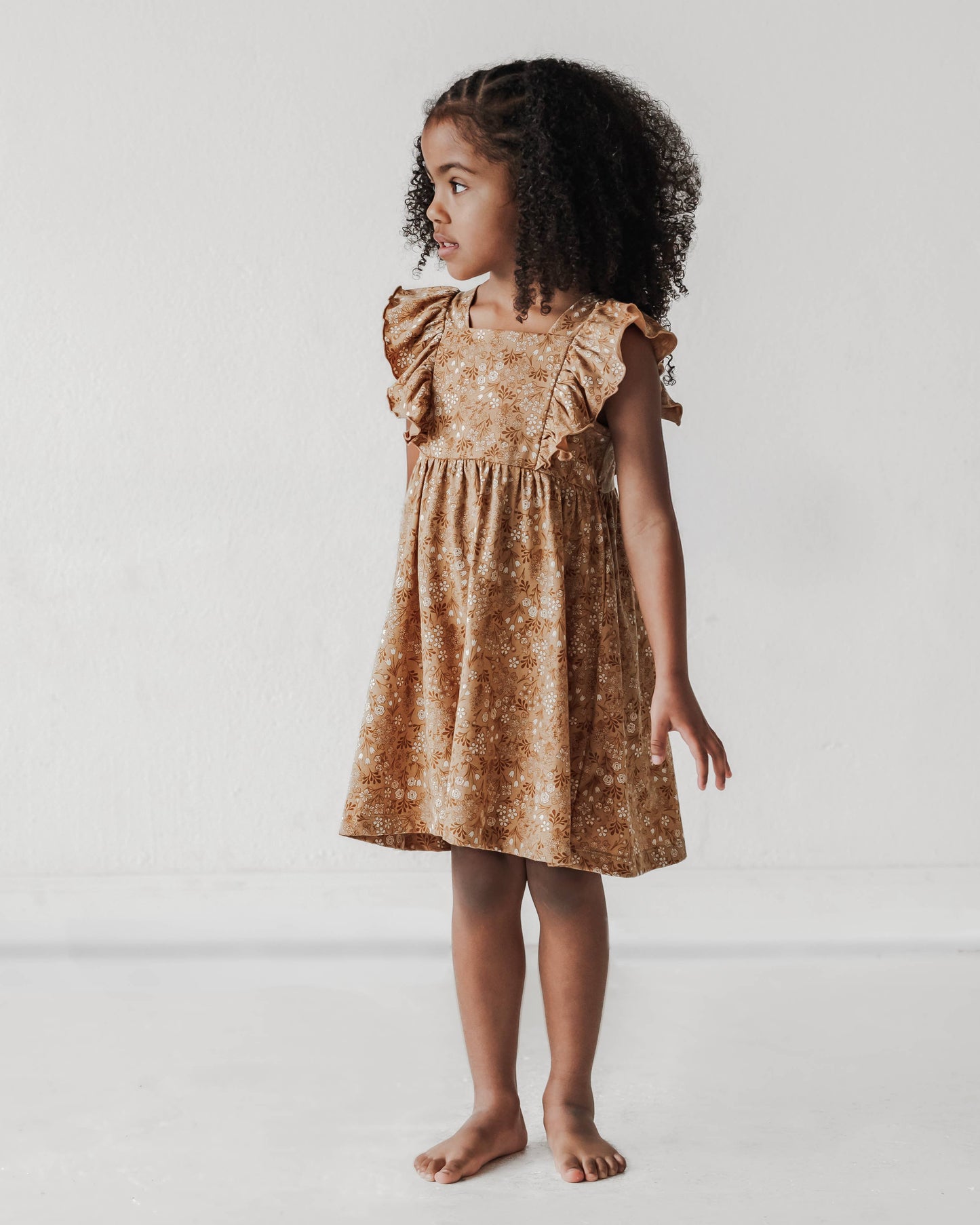 Flutter Tank Dress- Tulips