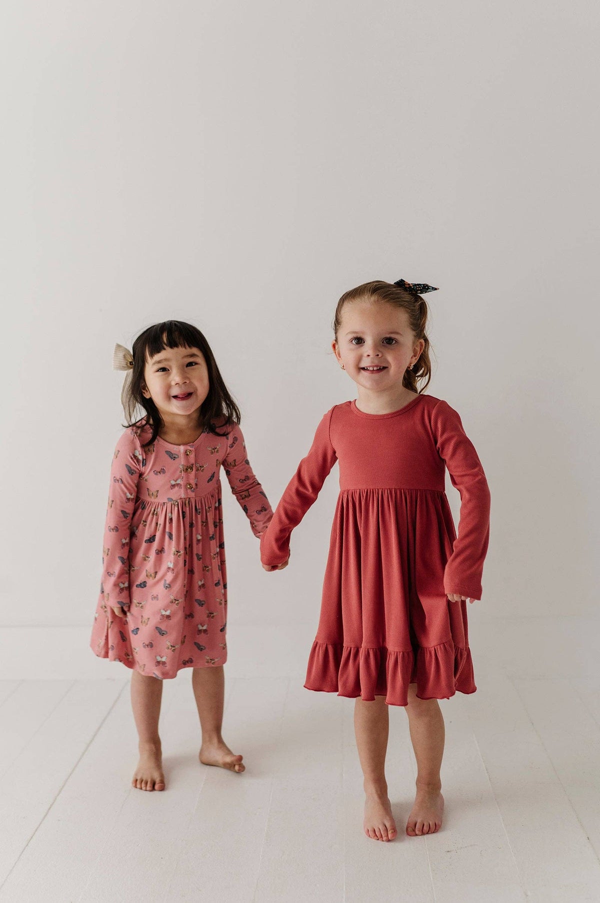 Dusty Cedar Ribbed Ballet Dress