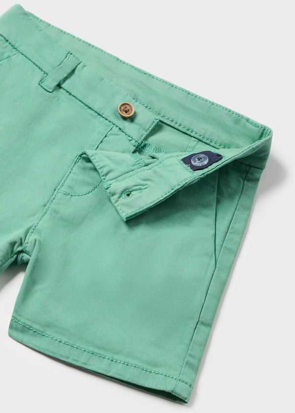 Twill Chino Shorts: Eucalyptus