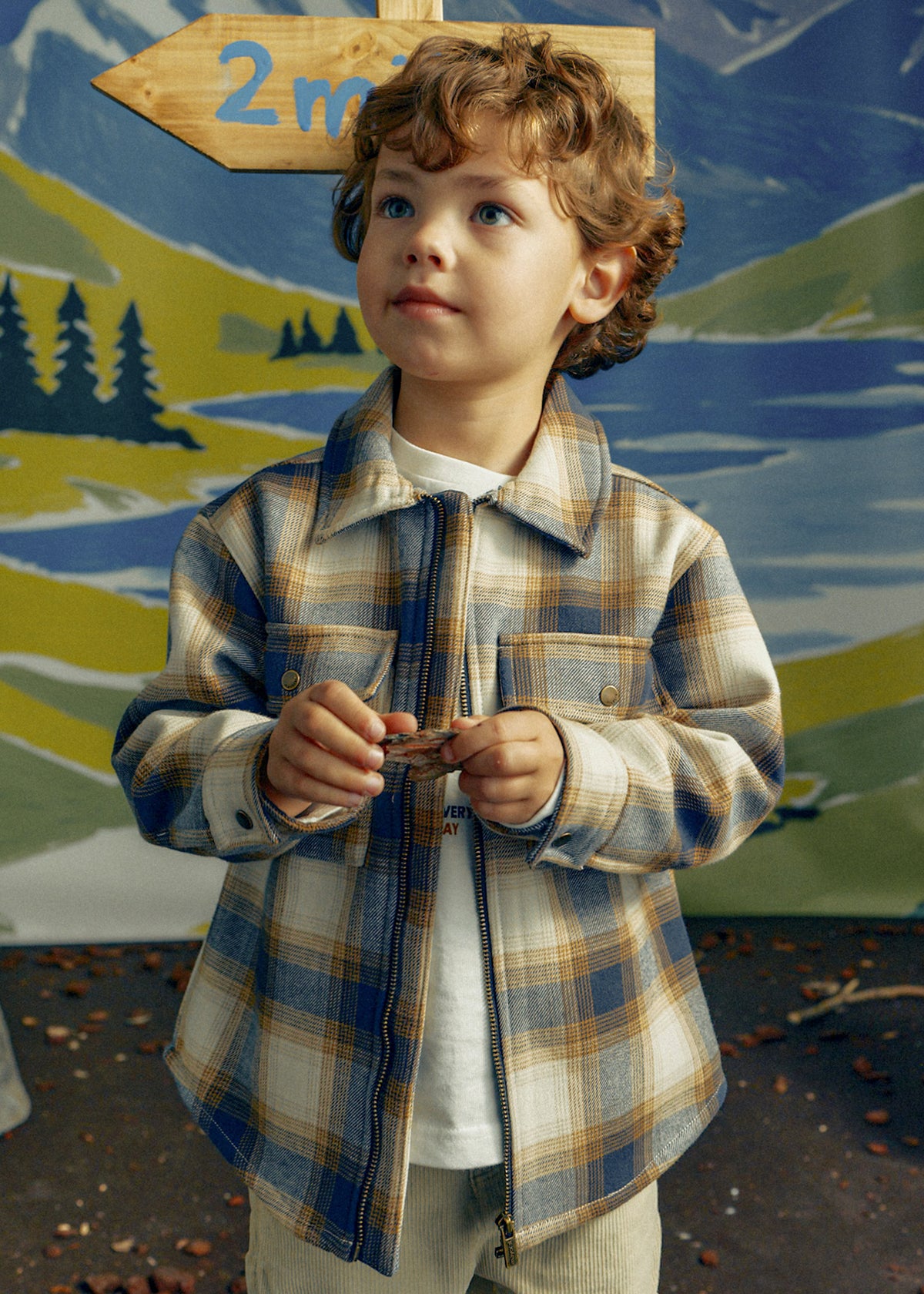 Boy Plaid Jacket