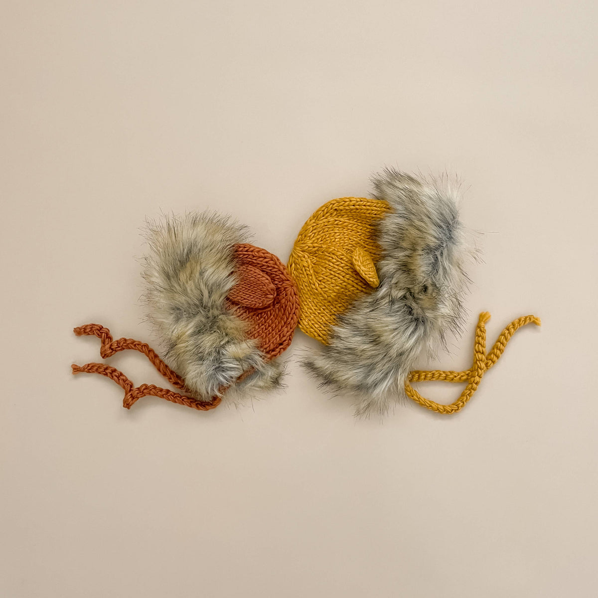 Organic Lennon Lion Baby Bonnet