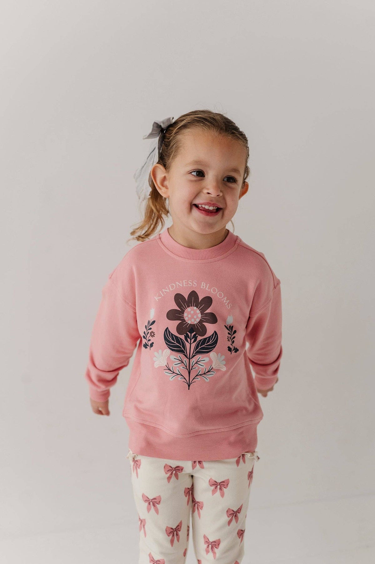 Kindness Blooms Boxy Bamboo Sweatshirt