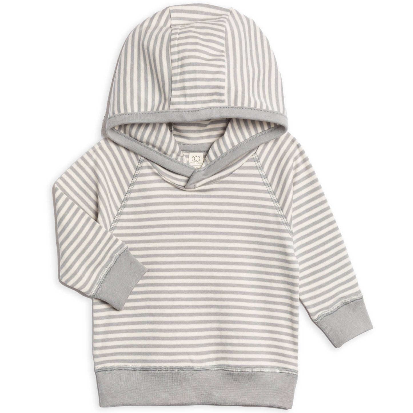 Madison Hooded Pullover - Mist Stripe