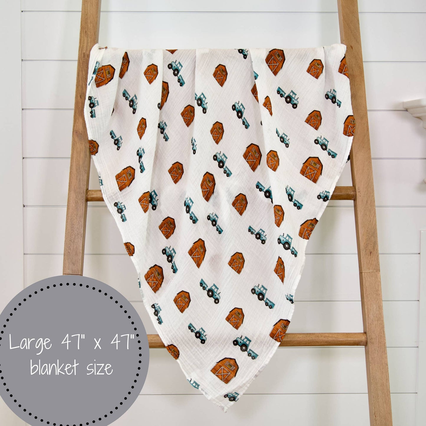 Barn Baby Muslin Swaddle Blanket