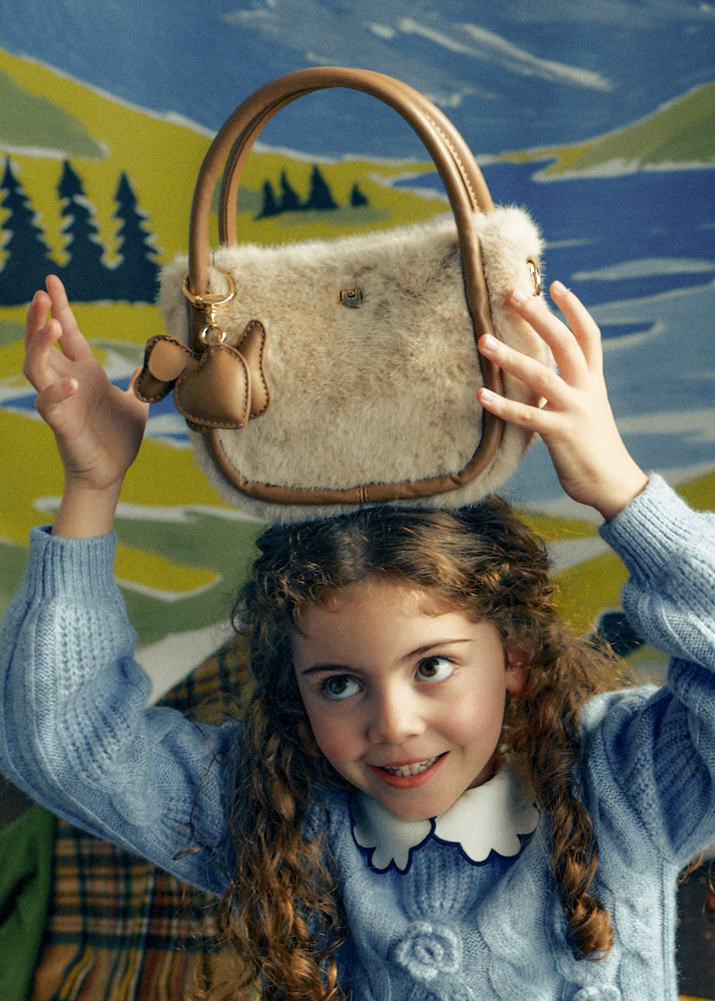 Girl Faux Fur Bag