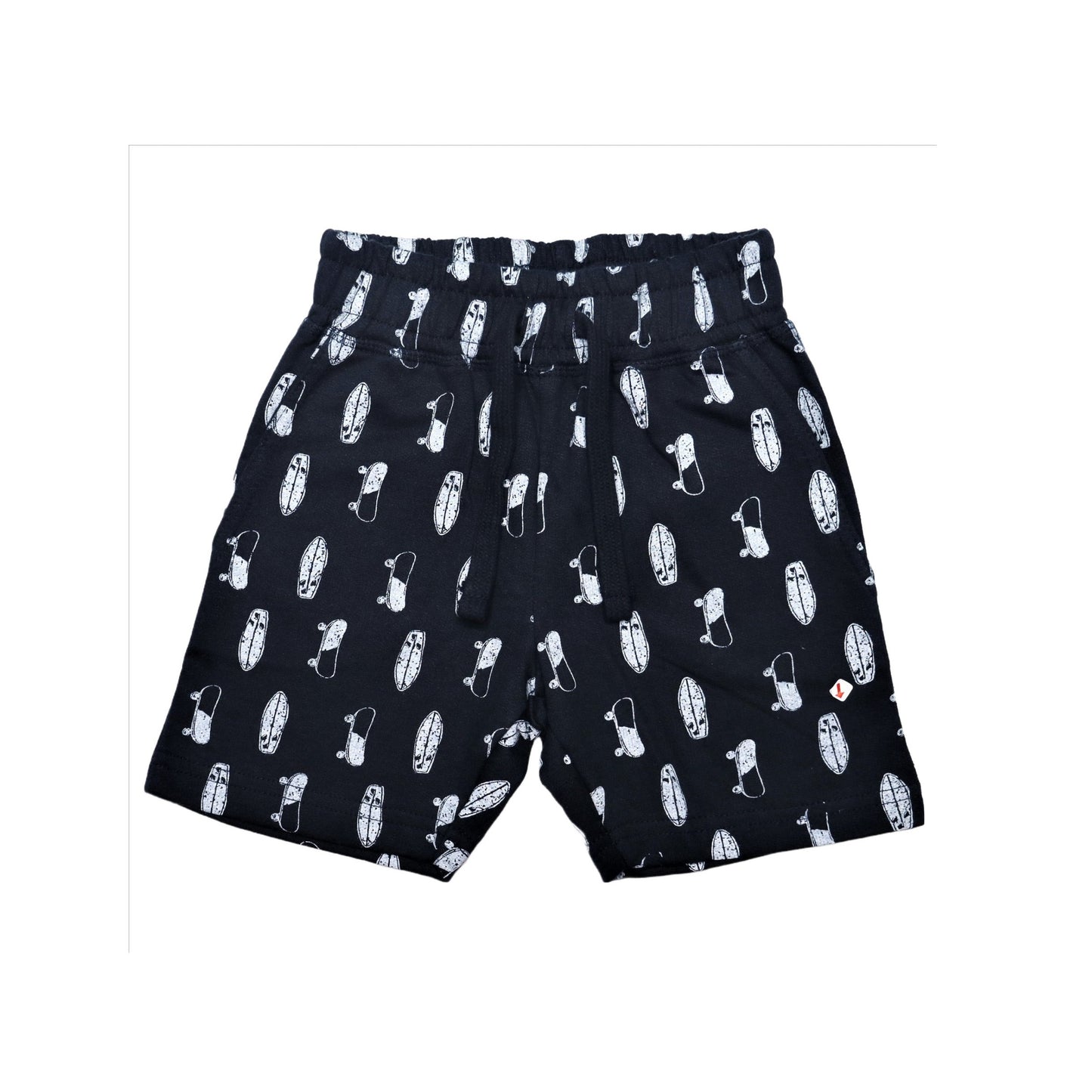 Surf Skate Printed Short: Navy