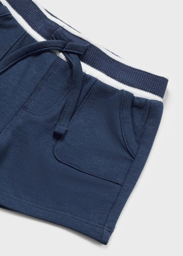 Navy Fleece shorts