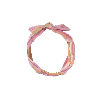 Rose Striped Cotton Headband