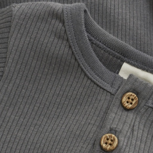 Baby BODY Suit LS RIB: GARGOYLE