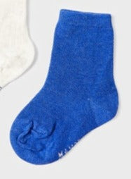 Baby Crew Socks: Blue