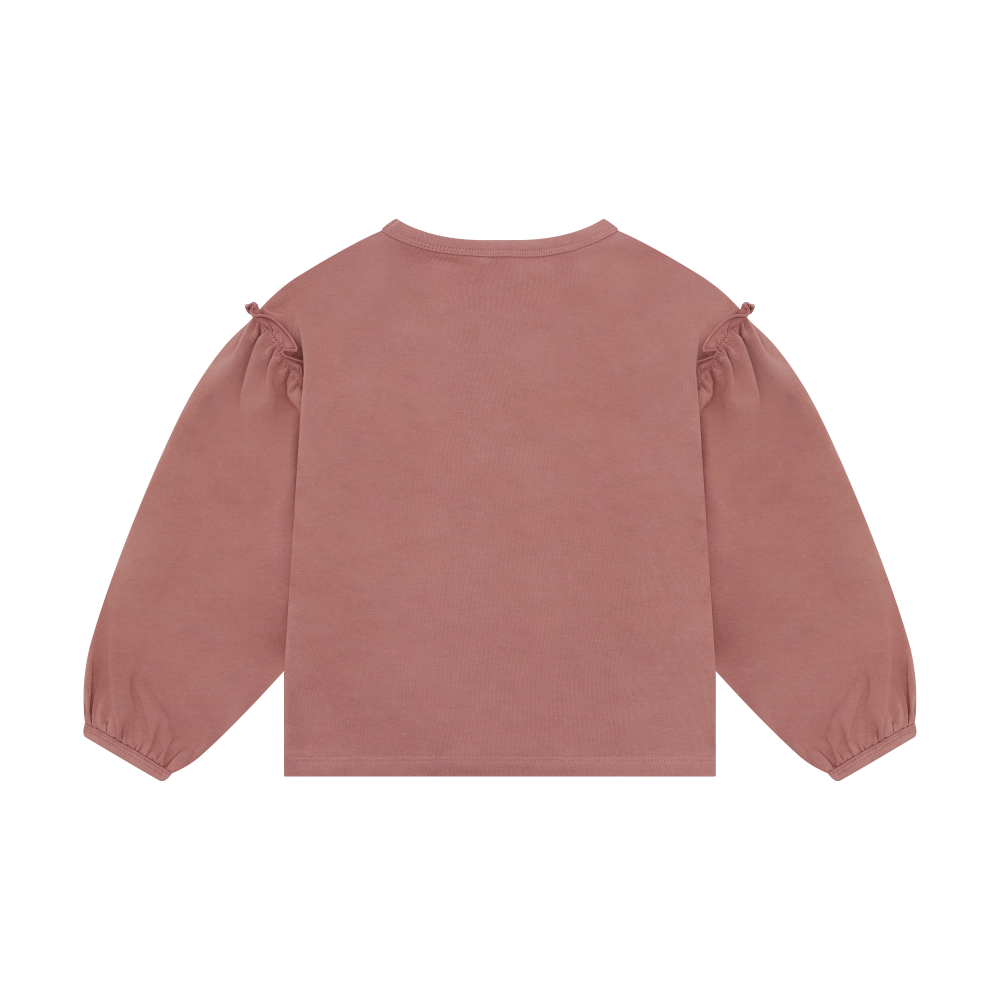 Burlwood Horse Outline Ruffle Sweater